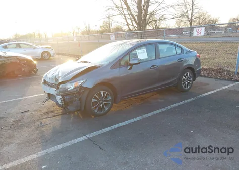 2013 Honda Civic Ex z USA, uszkodzony, nr VIN 19XFB2F81DE240314